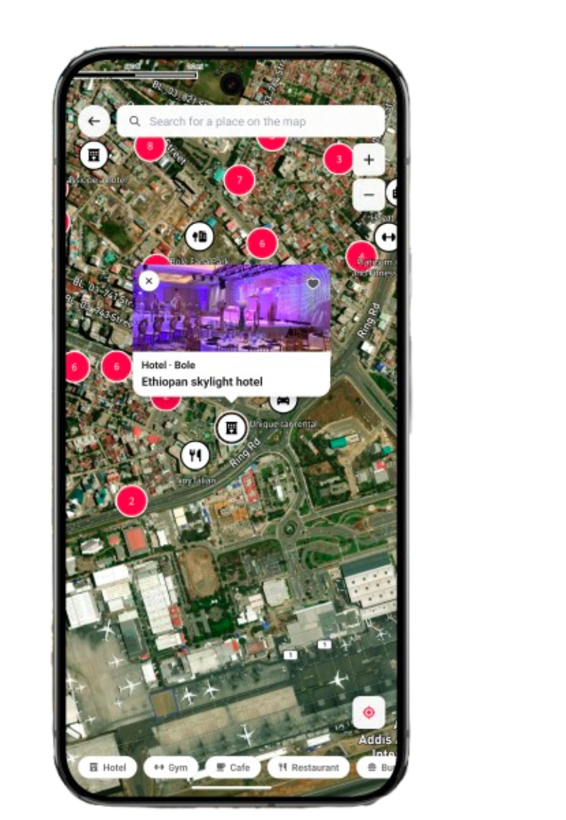 Bekur Guide Map View